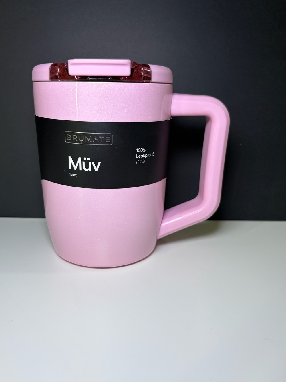 Brumate Petal Pink Shimmer Muv 15oz BNWT